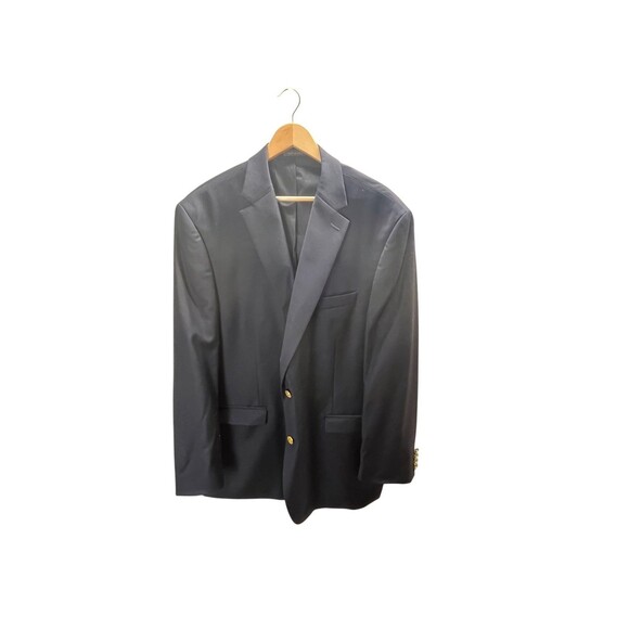 Lauren Ralph Lauren Suit Jacket Men's Size 48 Long Gray 100% Wool